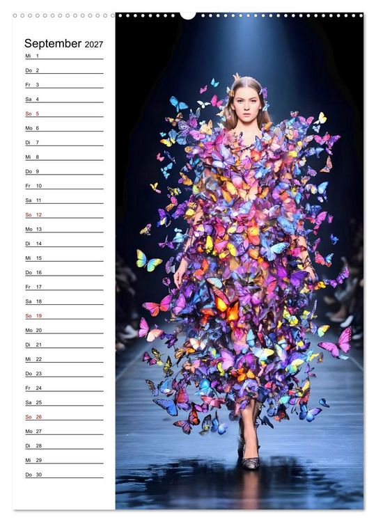 Produktbild: Impossible Couture - Futuristische Mode jenseits von Schwerkraft und Realit&auml;t (Wandkalender 2027 DIN A2 hoch), CALVENDO Monatskalender