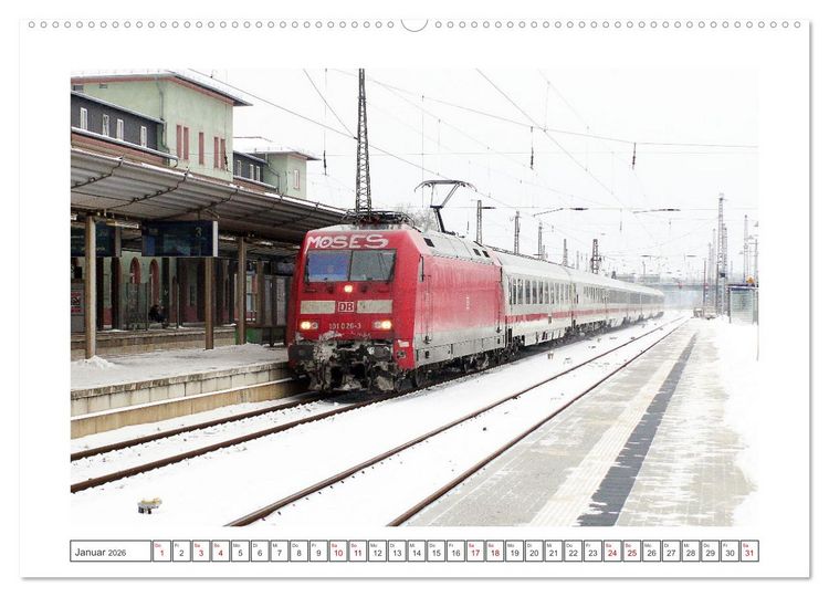 Produktbild: Die Baureihe 101 der Deutschen Bahn (hochwertiger Premium Wandkalender 2026 DIN A2 quer), Kunstdruck in Hochglanz