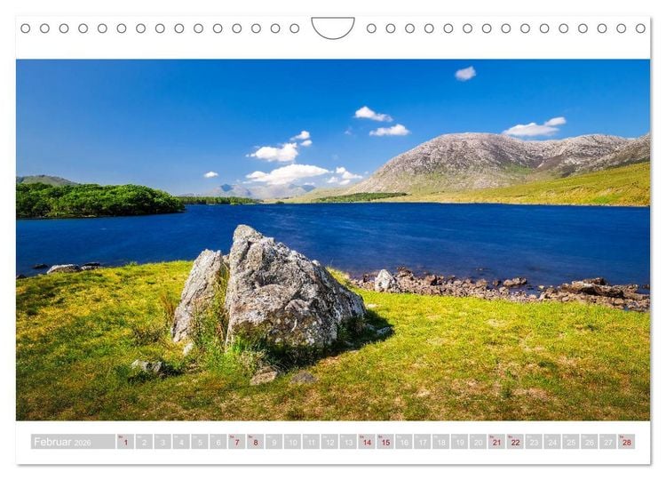 Produktbild: Connemara - Irlands urspr&uuml;nglicher Westen (Wandkalender 2026 DIN A4 quer), CALVENDO Monatskalender