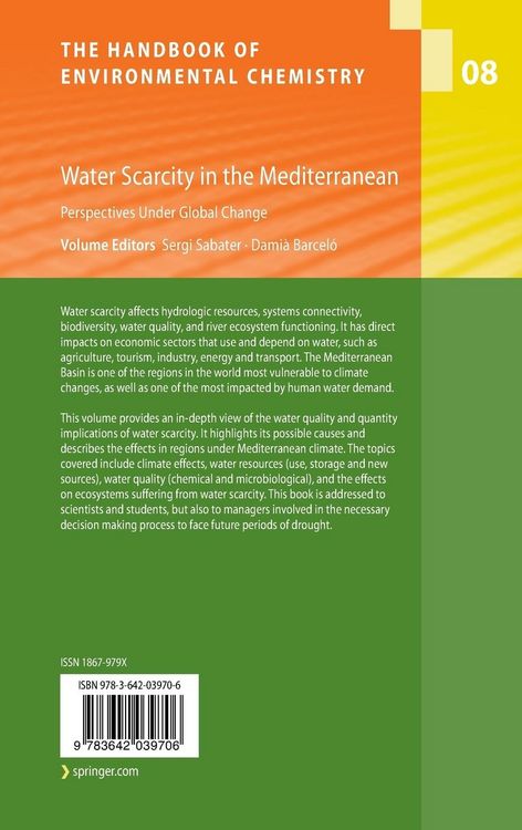 Produktbild: Water Scarcity in the Mediterranean