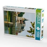 Produktbild: CALVENDO Puzzle Ein Motiv aus dem Kalender Gera - Stadt an der wei&szlig;en Elster | 1000 Teile Lege-Gr&ouml;&szlig;e 64x48cm Foto-Puzzle f&uuml;r gl&uuml;ckliche Stunden