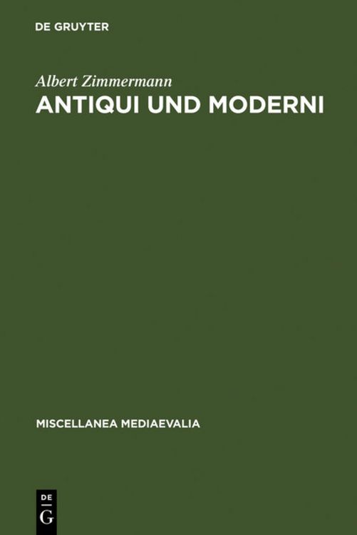 Produktbild: Antiqui und Moderni