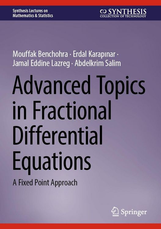 Produktbild: Advanced Topics in Fractional Differential Equations