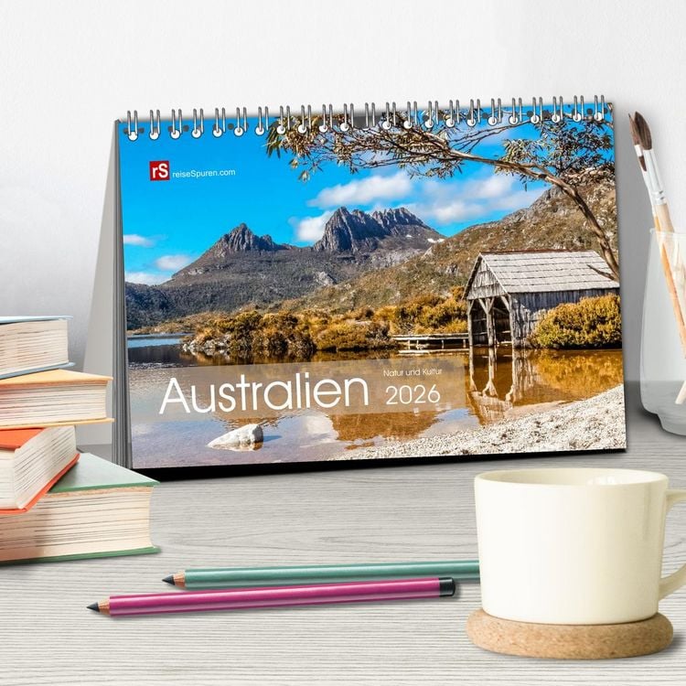 Produktbild: Australien 2026 Natur und Kultur (Tischkalender 2026 DIN A5 quer), CALVENDO Monatskalender
