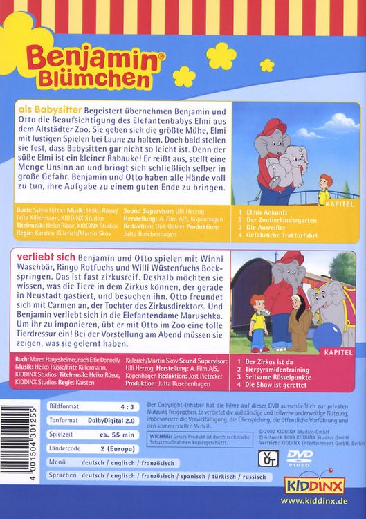 Produktbild: Benjamin Bl&uuml;mchen - Verliebt sich / Als Babysitter