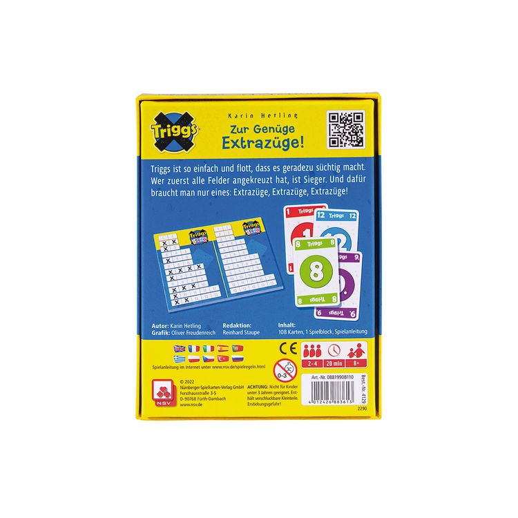 Produktbild: ASS 130014476 - Triggs, Zur Genüge Extrazüge!, Kartenspiel