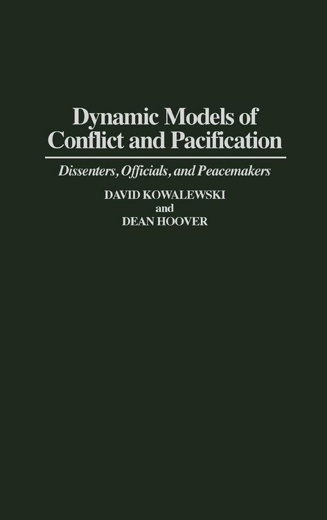 Produktbild: Dynamic Models of Conflict and Pacification