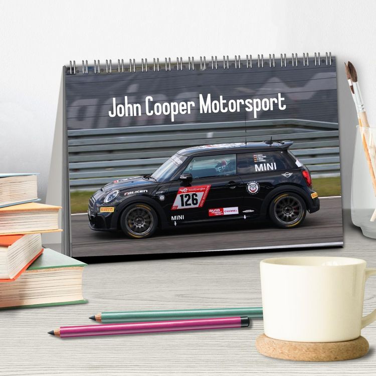 Produktbild: John Cooper Motorsport (Tischkalender 2026 DIN A5 quer), CALVENDO Monatskalender
