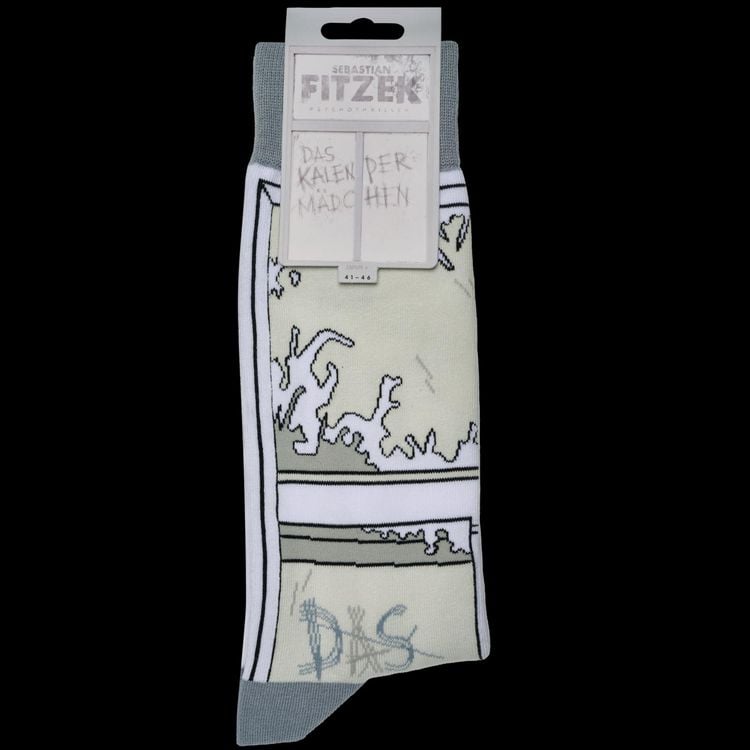 Produktbild: Sebastian Fitzek-Socken "Das Kalenderm&auml;dchen" Gr&ouml;&szlig;e 41 - 46