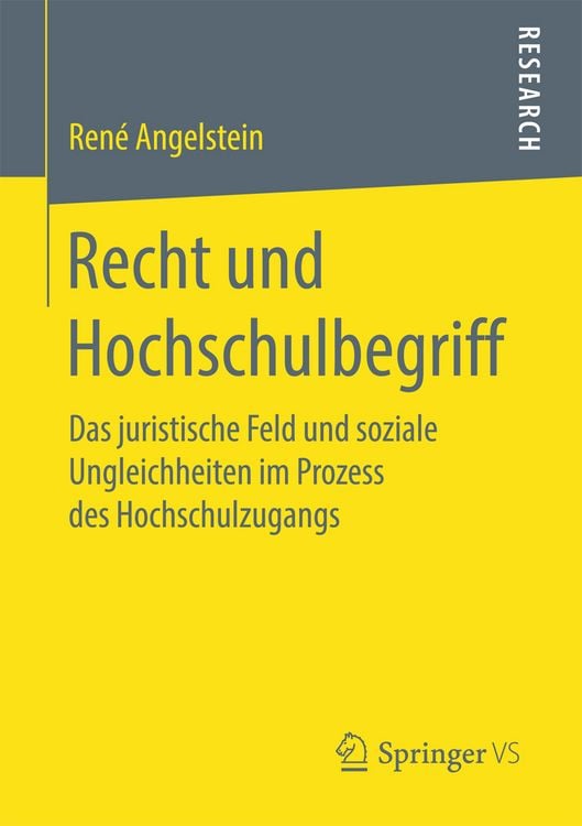 Produktbild: Recht und Hochschulbegriff