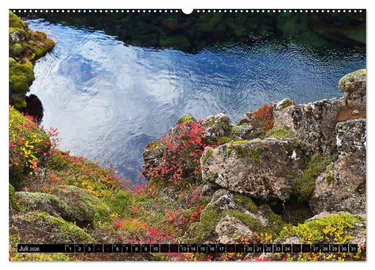 Produktbild: Stimmungsvolles Island (Wandkalender 2026 DIN A2 quer), CALVENDO Monatskalender