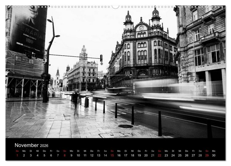 Produktbild: Budapest einfach liebenswert (hochwertiger Premium Wandkalender 2026 DIN A2 quer), Kunstdruck in Hochglanz