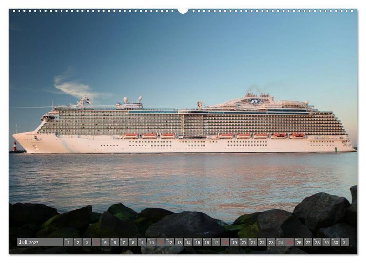Produktbild: Kreuzfahrt Warnem&uuml;nde (Wandkalender 2027 DIN A2 quer), CALVENDO Monatskalender