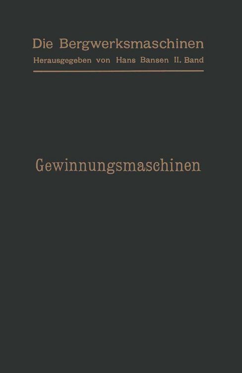 Produktbild: Gewinnungsmaschinen
