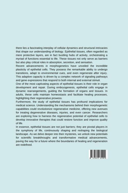 Produktbild: Beyond Barriers: The Morphogenetic Power of Epithelial Tissues