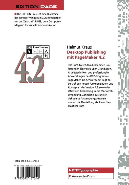 Produktbild: Desktop Publishing mit PageMaker 4.2 f&uuml;r den Macintosh