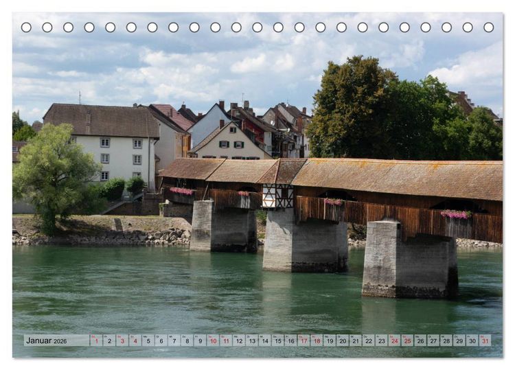 Produktbild: Bad S&auml;ckingen - Die Perle am Hochrhein (Tischkalender 2026 DIN A5 quer), CALVENDO Monatskalender