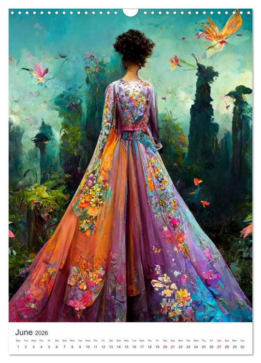 Produktbild: The Princess Garden (Wall Calendar 2026 DIN A3 portrait), CALVENDO 12 Month Wall Calendar