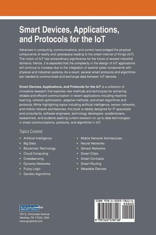 Produktbild: Smart Devices, Applications, and Protocols for the IoT