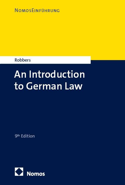 Produktbild: An Introduction to German Law