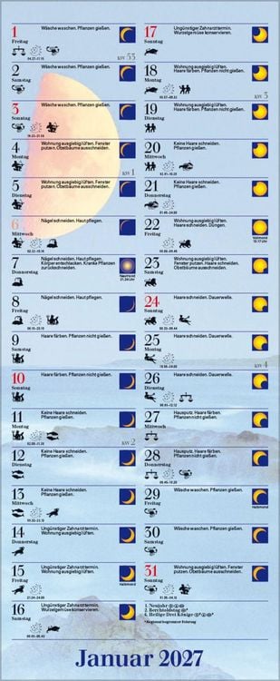 Produktbild: Mond-Planer 2027