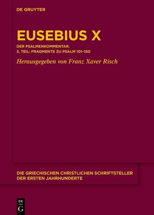 Produktbild: Eusebius Werke