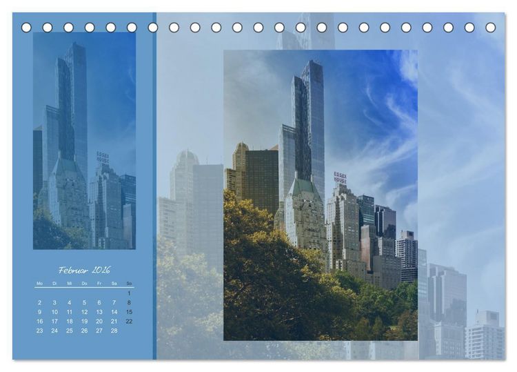 Produktbild: New York - einmal anders (Tischkalender 2026 DIN A5 quer), CALVENDO Monatskalender