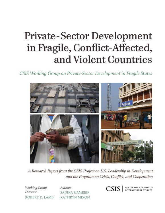 Produktbild: Private-Sector Development in Fragile, Conflict-Affected, and Violent Countries