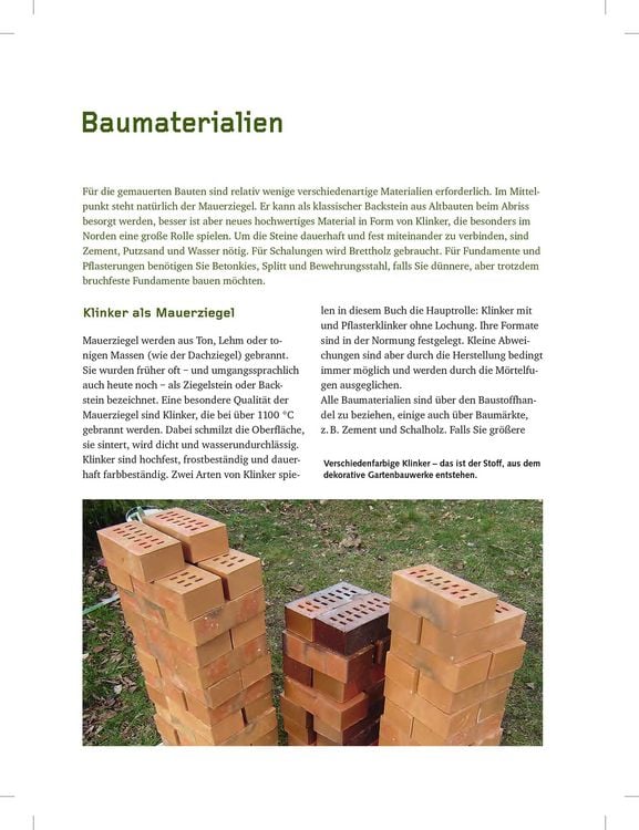 Produktbild: Bauen mit Ziegelsteinen - Die schönsten Ideen für Ihren Garten