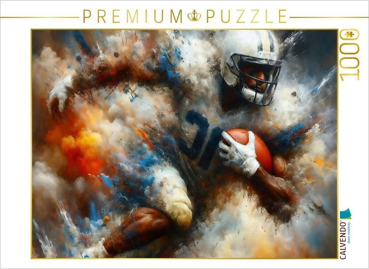 Produktbild: CALVENDO Puzzle Football | 1000 Teile Lege-Gr&ouml;&szlig;e 64x48cm Foto-Puzzle f&uuml;r gl&uuml;ckliche Stunden