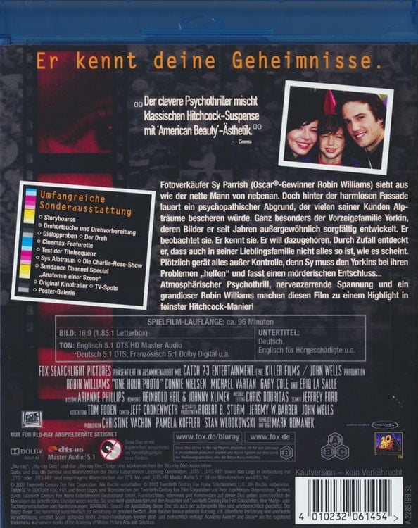 Produktbild: One Hour Photo