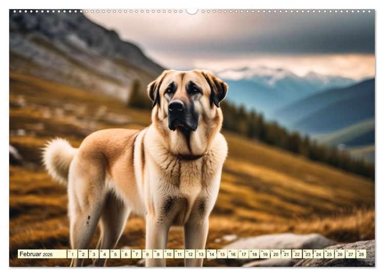 Produktbild: Kangal - der starke Herdenschutzhund (Wandkalender 2026 DIN A2 quer), CALVENDO Monatskalender