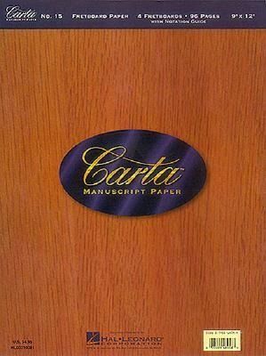 Produktbild: Carta Manuscript Paper No. 15 - Guitar