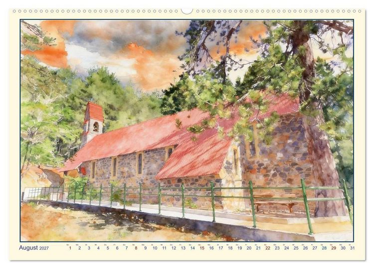 Produktbild: Zypern - die gespaltene Insel (hochwertiger Premium Wandkalender 2027 DIN A2 quer), Kunstdruck in Hochglanz