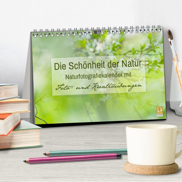 Produktbild: Die Sch&ouml;nheit der Natur - Naturfotografie-Kalender mit Foto- und Kreativ&uuml;bungen (Tischkalender 2026 DIN A5 quer), CALVENDO Monatskalender