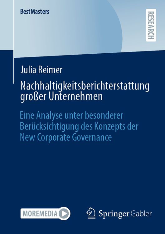 Produktbild: Nachhaltigkeitsberichterstattung großer Unternehmen