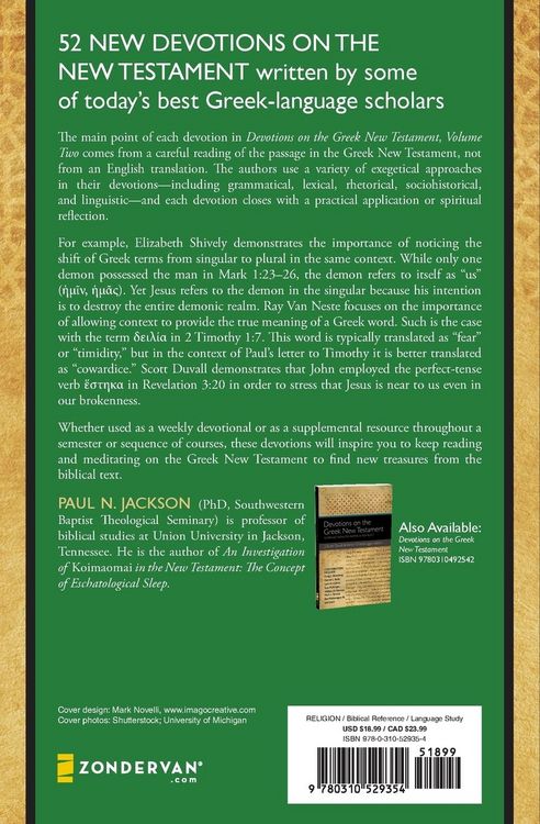 Produktbild: The Devotions on the Greek New Testament, Volume Two