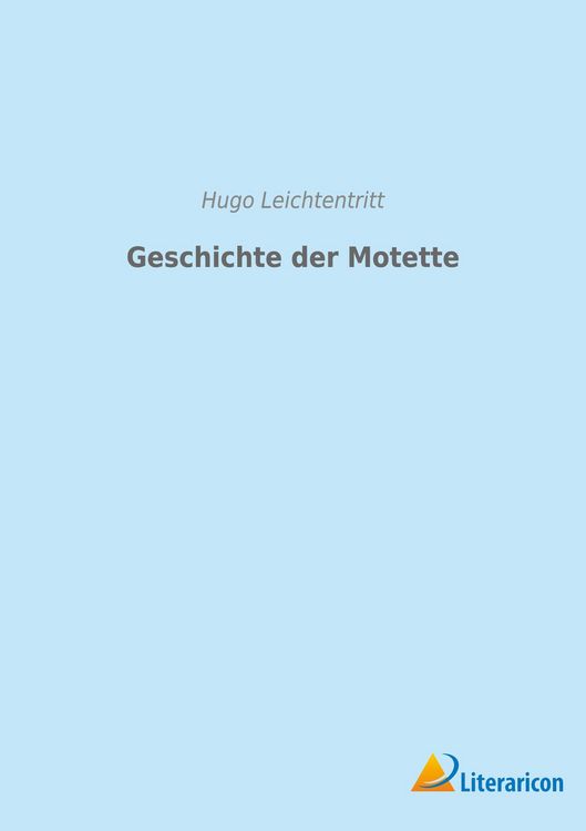 Produktbild: Geschichte der Motette