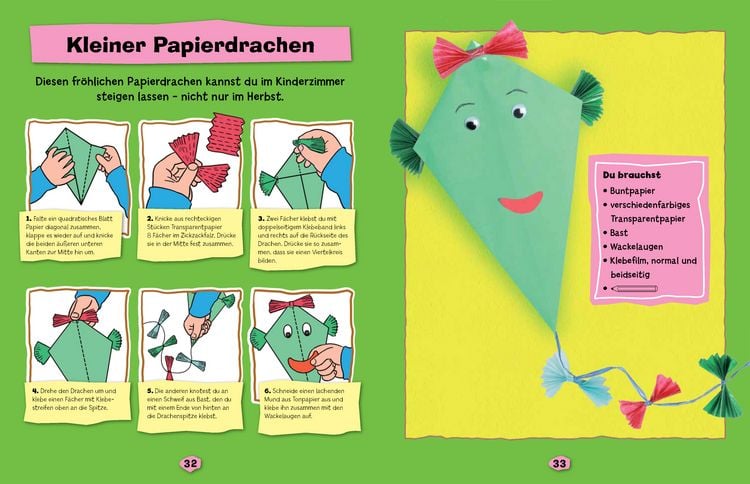 Produktbild: Bastelbuch f&uuml;r Kinder ab 2 Jahren: Falten, Kleben, Malen