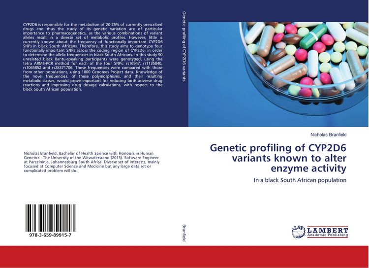 Produktbild: Genetic profiling of CYP2D6 variants known to alter enzyme activity