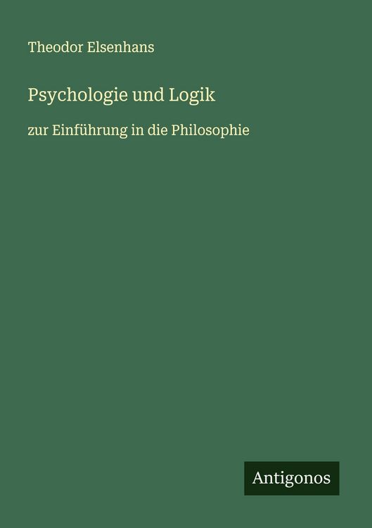 Produktbild: Psychologie und Logik