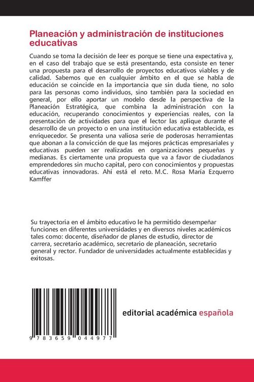 Produktbild: Planeaci&oacute;n y administraci&oacute;n de instituciones educativas