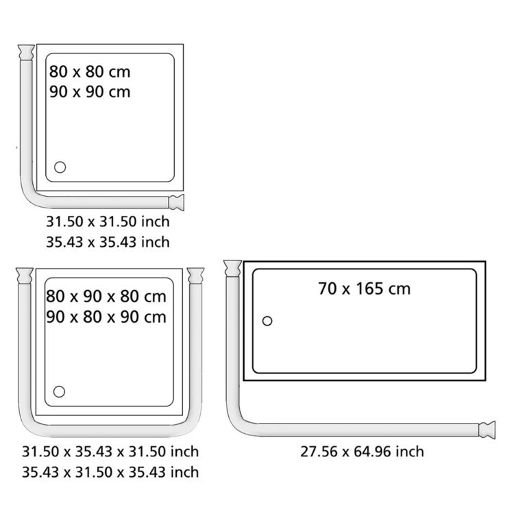 Produktbild: Winkelstange Universal Wei&szlig;, 20 mm
