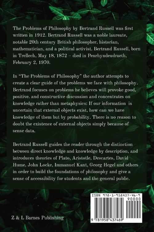 Produktbild: The Problems of Philosophy
