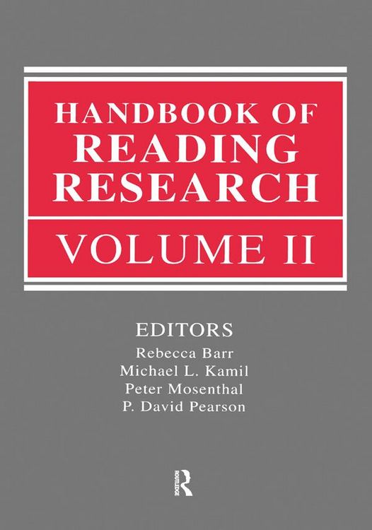 Produktbild: Handbook of Reading Research, Volume II