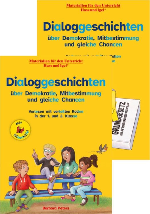 Produktbild: Kombipaket Dialoggeschichten &uuml;ber Demokratie, Mitbestimmung und gleiche Chancen / Silbenhilfe