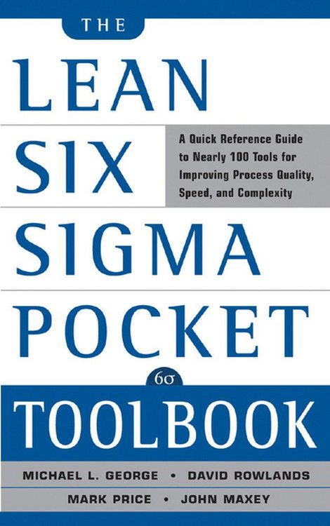 Produktbild: The Lean Six Sigma Pocket Toolbook