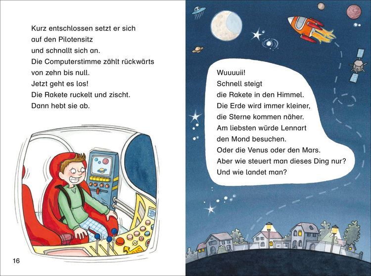 Produktbild: Duden Leseprofi – Lennart, Titus und die Reise zum Mars, 2. Klasse