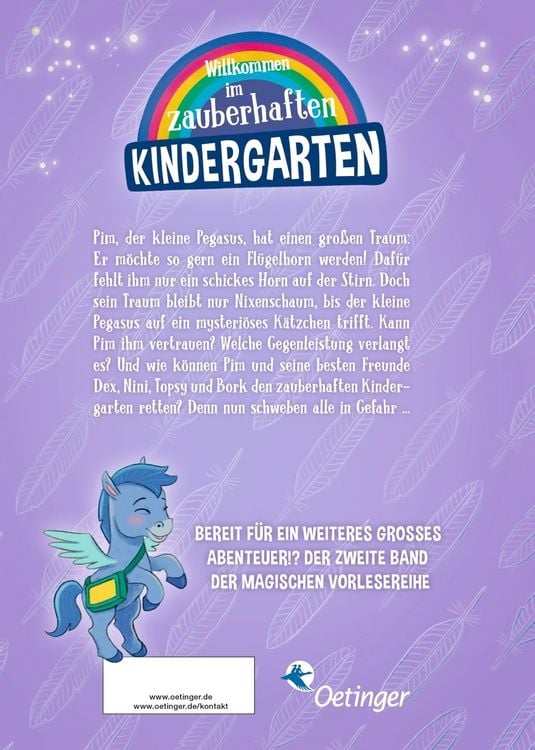 Produktbild: Der zauberhafte Kindergarten 2. Es ist noch kein Pegasus vom Himmel gefallen