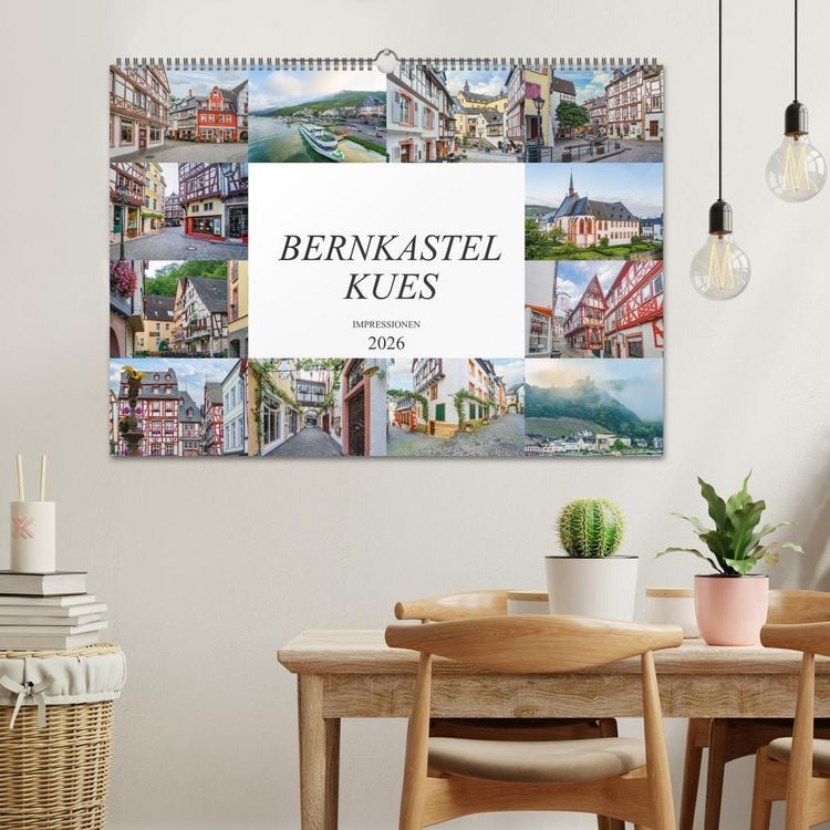 Produktbild: Bernkastel Kues Impressionen (Wandkalender 2026 DIN A2 quer), CALVENDO Monatskalender